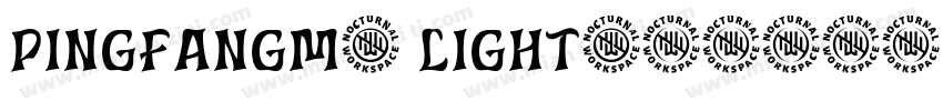 PingfangM0 light字体转换